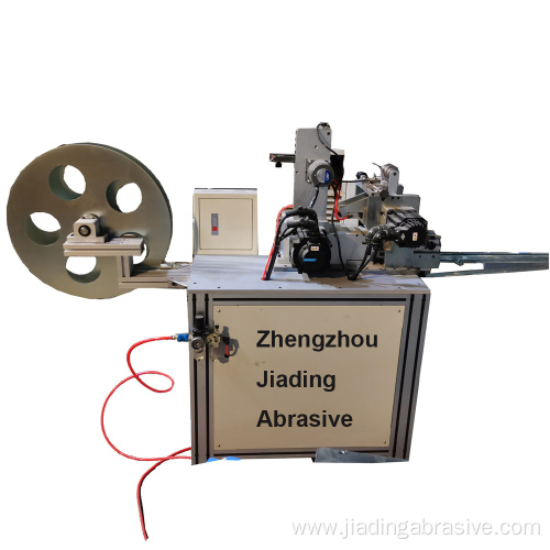 mounted flap wheel making machine for spindle wheel